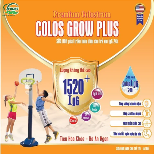 Sữa Non Cho Trẻ Biếng Ăn, Tiêu Hóa Kém - Colos Grow Plus
